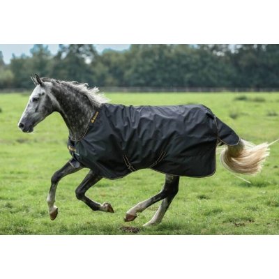 BUCAS výběhová deka Irish Turnout Černo zlatá – Zboží Dáma