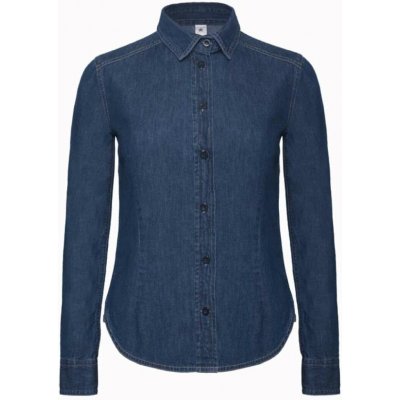 B&C dámská džínová košile Vision Blue Denim – Sleviste.cz