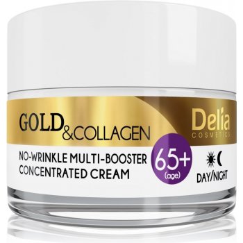 Delia Cosmetics Gold & Collagen 65+ protivráskový krém s regeneračním účinkem 50 ml
