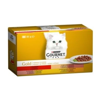 Gourmet gold pro kočky 4 x 85 g