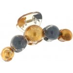 Biju Spona do vlasů - skřipec s kuličkami 3610-27, šedé barvy 8000826-2 – Zboží Dáma