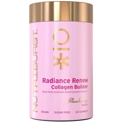 Nutriburst Premium Collagen Revive gumídci s vitamíny a kolagenem 60 ks borůvka – Hledejceny.cz