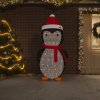 Vánoční osvětlení Nábytek XL Dekorativní vánoční tučňák s LED luxusní tkanina 180 cm