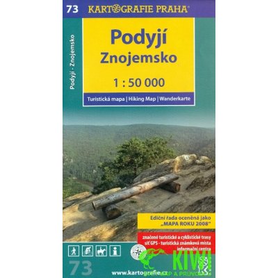 Kartografie KT 73 Podyjí Znojemsko 1:50 000 – Sleviste.cz