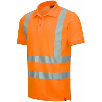 Nitras Motion Tex VIZ výstražné polo tričko s krátkým rukávem neonově oranžová 5XL – Zboží Dáma