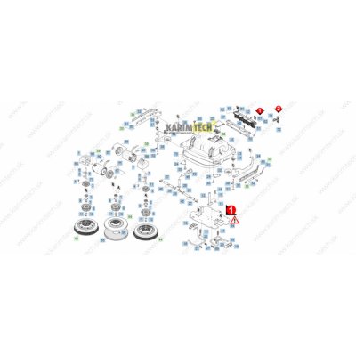 B 60 W Bp - Power brush Díl: 53-Bezpečnostní podložka 8 -St-ph DIN 6799 – Hledejceny.cz