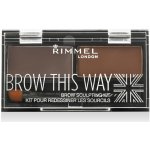 Rimmel London Brow This Way tužka na obočí s kartáčkem 003 Blonde 1,4 g – Zboží Dáma