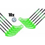 FLOORBEE Douglas 32 Composite Black/Green + Balls 10 ks – Sleviste.cz