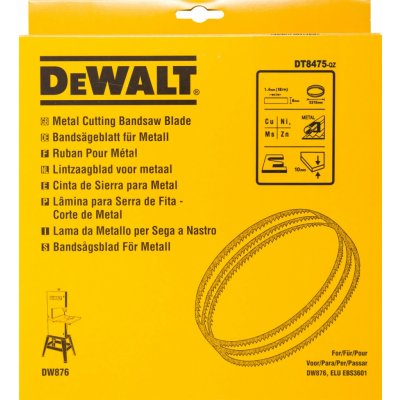 DeWALT DT8475 pilový pás pro DW739 na barevné kovy a plasty vyřezávací 6mm – Zboží Mobilmania