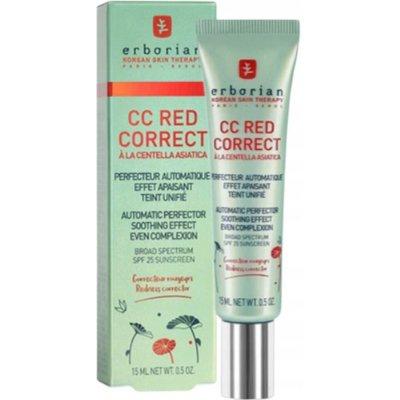 Erborian CC Red Correct Automatic Perfector SPF25 cc krém pro neutralizaci zarudnutí pleti 15 ml – Zboží Dáma