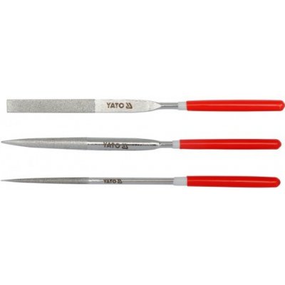 Sada pilníků YATO jehlových diamantových 4 x 160 mm 3 ks YT-6150 – Zboží Mobilmania