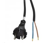 SOLIGHT PF33 Flexo šňůra, 2x 1,5mm2, gumová, černá, 5m – Zboží Živě