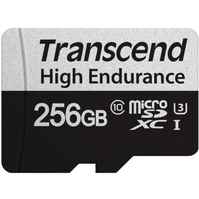 Transcend microSDXC UHS-I U1 256 GB TS256GUSD350V – Zbozi.Blesk.cz