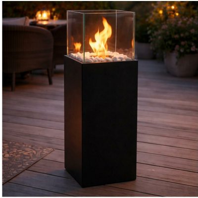 Estilo Home BIO krb ALICANTE 26,5x80,5 cm 2kW černá – Hledejceny.cz