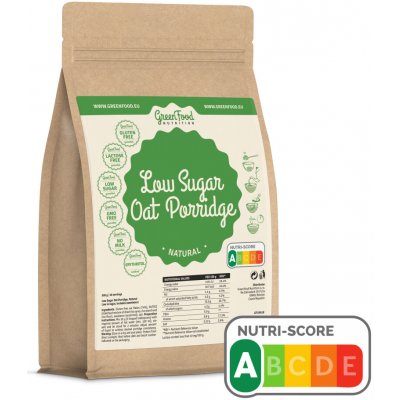 GreenFood Low Sugar Rychlá kaše ovesná 500 g – Hledejceny.cz