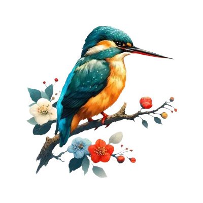 Nažehlovací obrázek - ledňáček II (21,8 x 22,0 cm) – Hledejceny.cz