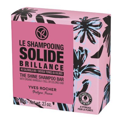 Yves Rocher Green Heroes tuhý šampon pro zdravý lesk 60 g