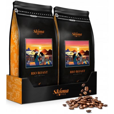 Skimacoffee 100% arabica Rio Roast zrnková 2 kg – Hledejceny.cz