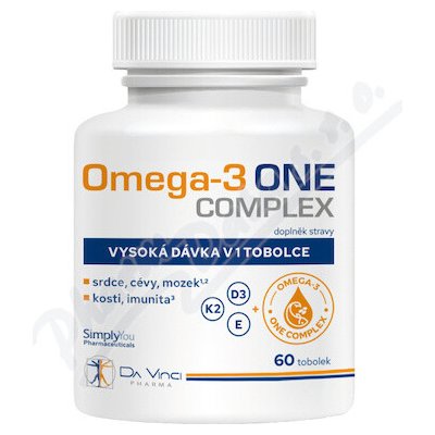 Omega-3 One Complex Da Vinci Pharma 60 tobolek – Hledejceny.cz