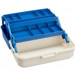 Plastica Panaro rybářský kufřík 143 2-patrový bílo-modrý – Zboží Mobilmania