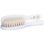 Canpol 7/406 hřeben a kartáč přírodní měkký Newborn baby 3007406 – Zboží Dáma