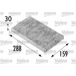 Filtr vzduchu v interiéru VALEO 698687