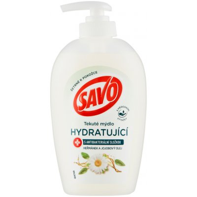 Savo tekuté mýdlo s antibakteriální složkou Heřmánek & Jojobový olej 250 ml – Zboží Dáma