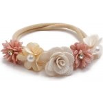 Kytičkové čelenky větší kvítka Cihlová – Sleviste.cz