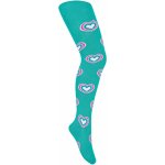 dívčí punčochy Hearts lagoon tmavá tyrkys – Sleviste.cz