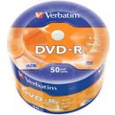 Médium pro vypalování Verbatim DVD-R 4,7GB 16x WRAP Bulk, 50ks (43788)