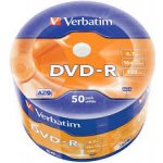 Verbatim DVD-R 4,7GB 16x WRAP Bulk, 50ks (43788) – Zboží Živě