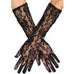 Boland dámské rukavičky krajkové dlouhé černé – Zboží Dáma
