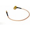 síťový kabel W-star Pigtail MMCX RSMA/M úhlový 90° 23cm kabel typu RG176 WSPMMCX90