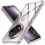 Techsuit – Shockproof Clear Silicone MagSafe průhledné silikonové ochranné pouzdro pro Honor Magic7 Lite/X9c – průhledné – Zboží Živě