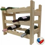 Dřevěný stojan na víno pro 12 lahví – HobbyKompas.cz