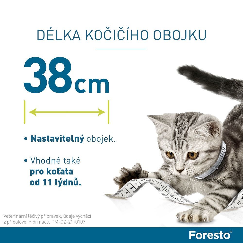 Foresto obojek pro malé psy a kočky do 8 kg 38 cm od 568 Kč - Heureka.cz