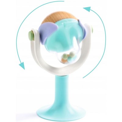 Djeco Chrastítko s přísavkou Baby Reversi – Zboží Mobilmania