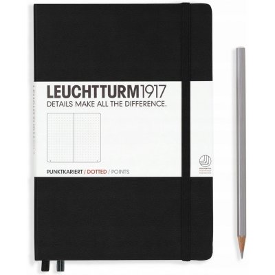 Leuchtturm1917 Zápisník A5 Black – Zboží Živě