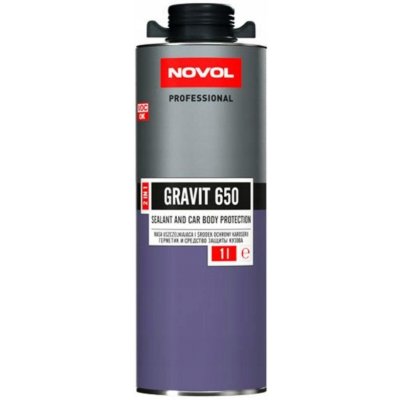 NOVOL tmel karosářský + ochrana podvozků GRAVIT 650 2v1 černý 1 l | Zboží Auto