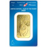Argor-Heraeus zlatý slitek Rok Králíka 1 oz – Sleviste.cz