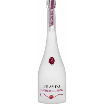 Vodka Pravda Raspberry 37,5% 0,05 l (holá láhev) – Hledejceny.cz