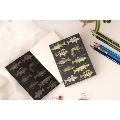 ePiPí Sešit A6 Ryby Čistě bílý – Zboží Dáma