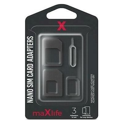 maXlife SIM adaptéry nano/micro/mini s jehlou 31935 – Sleviste.cz