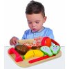 Příslušenství k dětským kuchyňkám Eichhorn set prkénko s nožem a ovocem