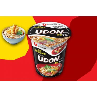 Nong Shim NongShim instantní nudlová polévka Udon v kelímku 62g – Zboží Dáma