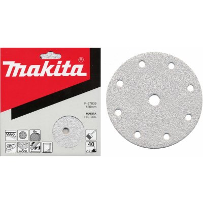 Makita P-37926 brusný papír suchý zip 150mm 9 děr K320 10ks – Hledejceny.cz