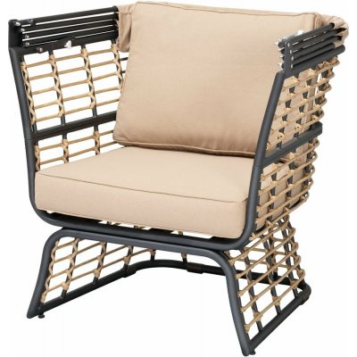 Garden Pleasure Paros zahradní křeslo béžová 76.5 cm, 156 cm, 82 cm – Hledejceny.cz