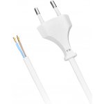 Solight flexo šňůra, 2x 0,75mm2, bílá, plochá, 3m PF12 – Zboží Živě