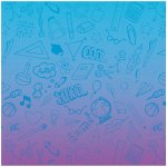 Karton P+P Ubrus do výtvarné výchovy BTS OMBRE girl 7-50226 – Zboží Dáma