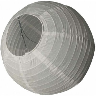 Závěsný dekorativní lampión bílý 30cm – Zboží Mobilmania